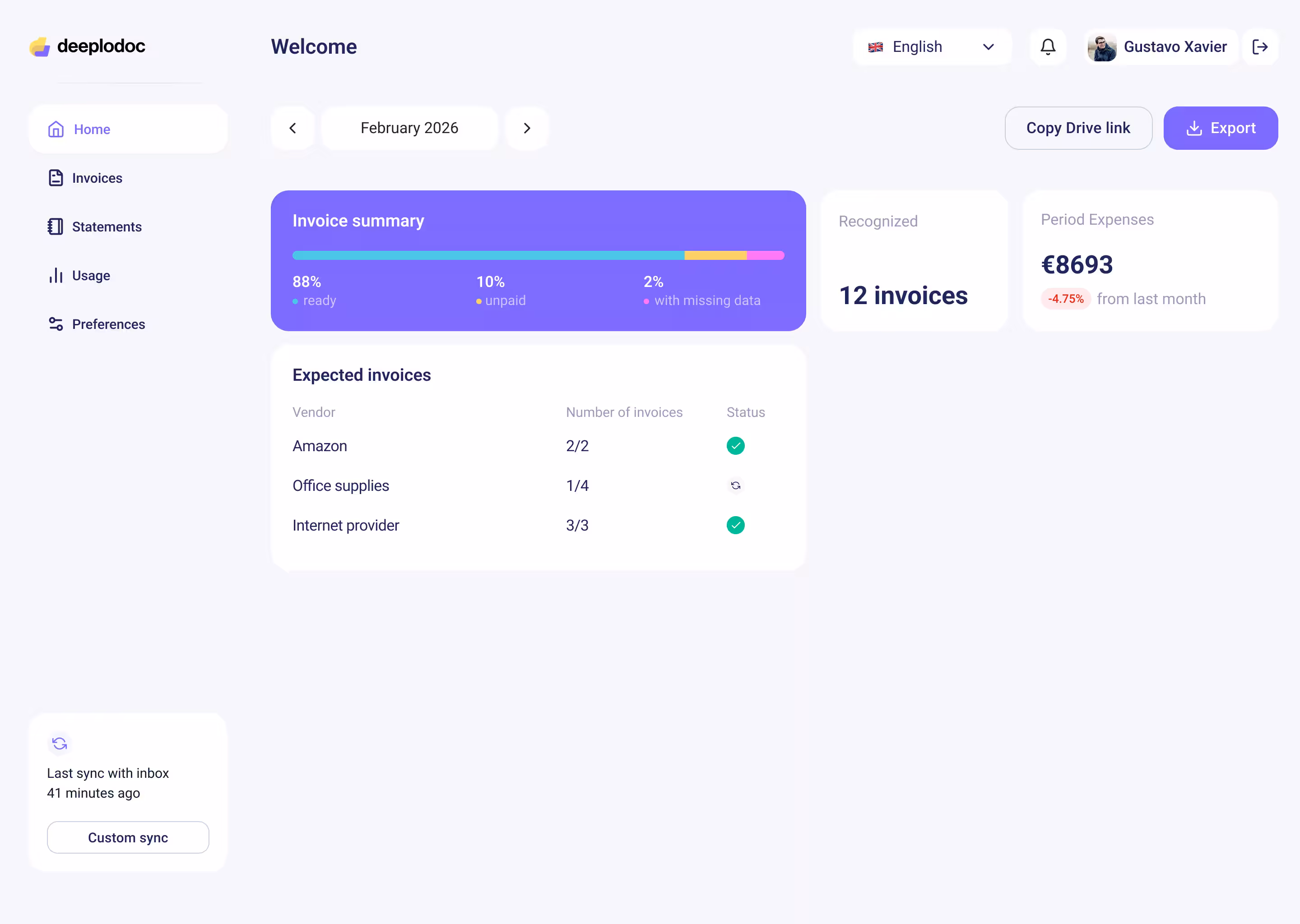 Deeplodoc alkalmazás képernyőképe